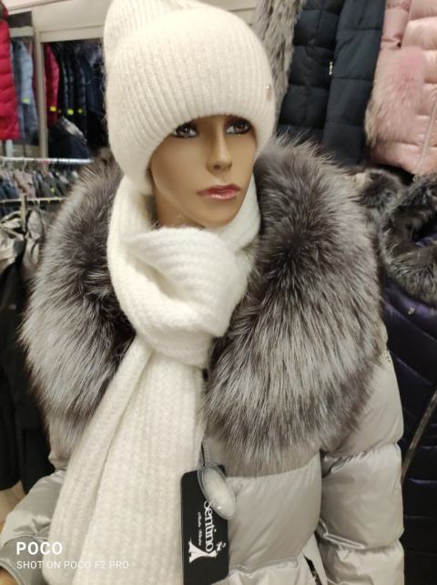 REWELACYJNY PŁASZCZ PUCHOWY PIĘKNY SREBRNY LIS HIT REWELACYJNY PŁASZCZ PUCHOWY PIĘKNY SREBRNY LIS HIT