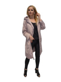 EFEKTOWNY PIĘKNY PŁASZCZ PARKA WIOSNA LATO JESIEŃ JAKOŚĆ PREMIUM SZYK ELEGANCJA PLUS SIZE (DUŻE ROZMIARY)